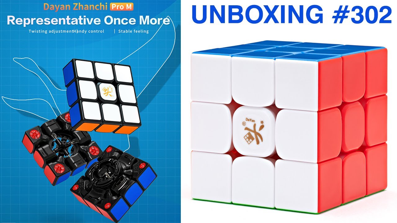 Unboxing №302 Dayan ZhanChi Pro M 3x3