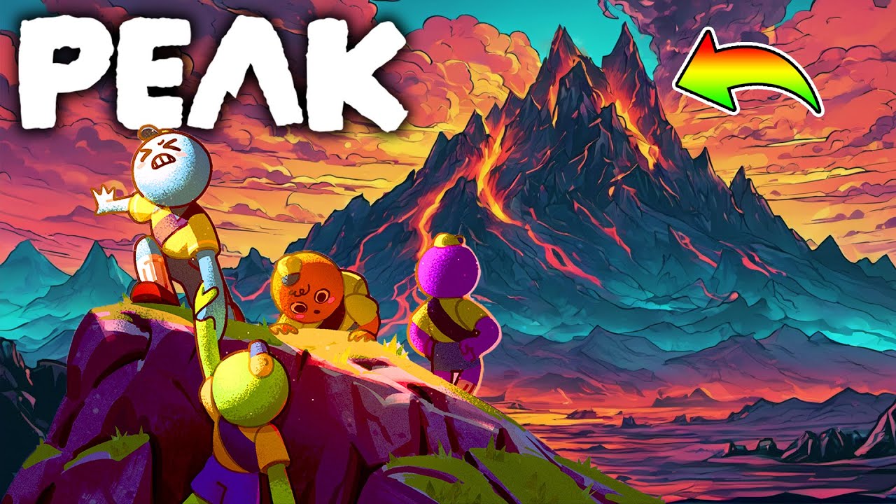 500万人が命を落とした山...💀⛰登ってみた😀🤝😀【PEAK】