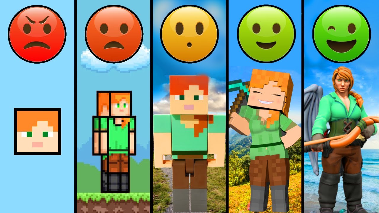 minecraft with different emoji compilation