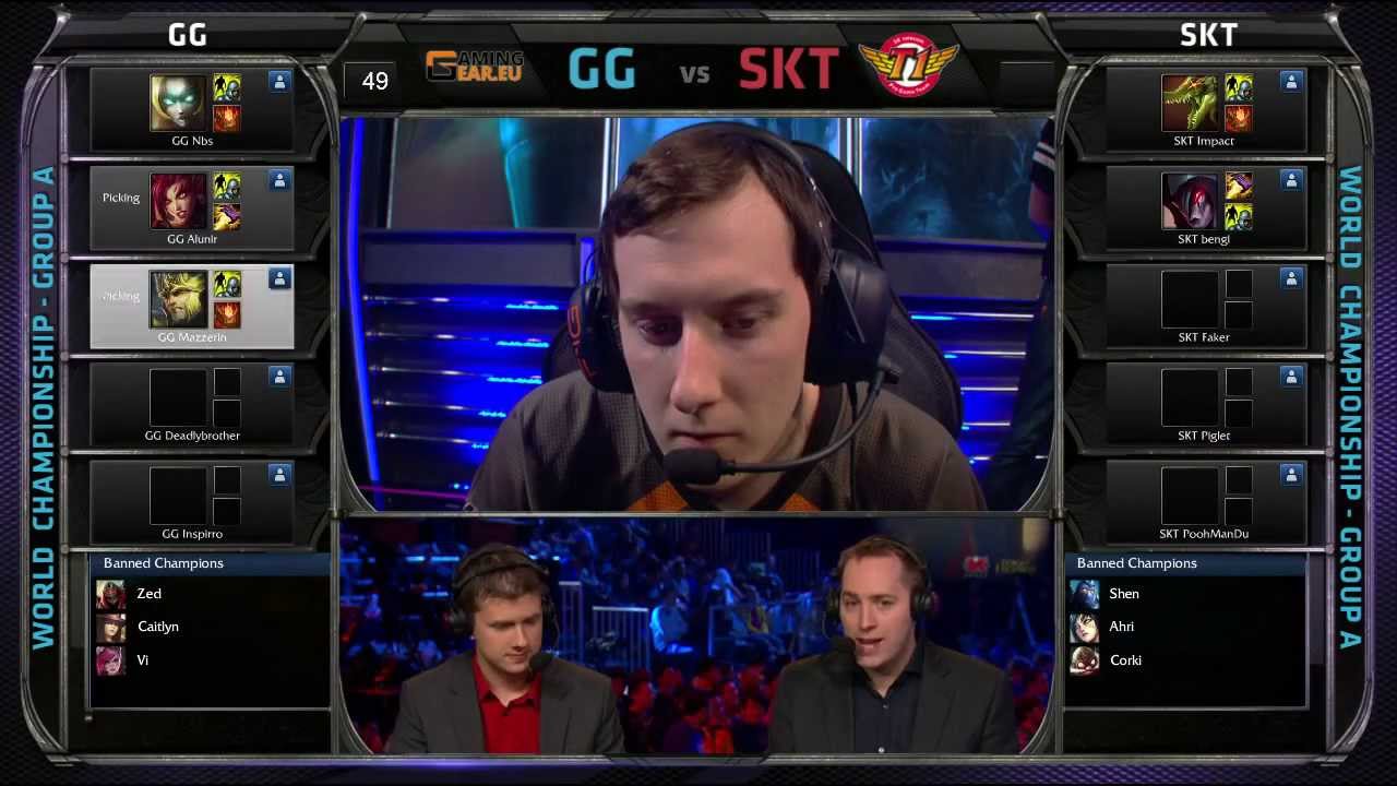 GG vs SKT T1 | GamingGear.EU vs SK Telecom T1 Worlds 2013 Day 6 Group A | Season 3 D6G8