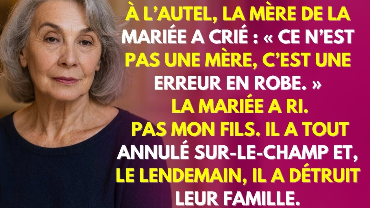 Elle m’a humiliée devant 250 personnes; le lendemain, leur vie s’est écroulée.