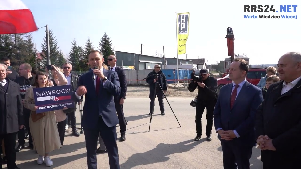 Karol Nawrocki w Ropczycach – Spotkanie z Mieszkańcami i Wizyta przy Wiadukcie
