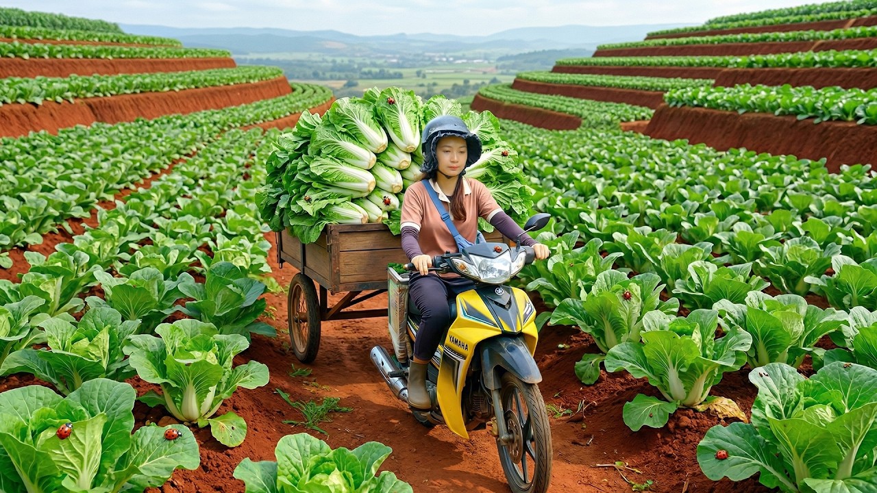 Harvest A Truckload Of Tokyo Bekana To Sell At The Market And Cook &ndash; Farming - Animal Care