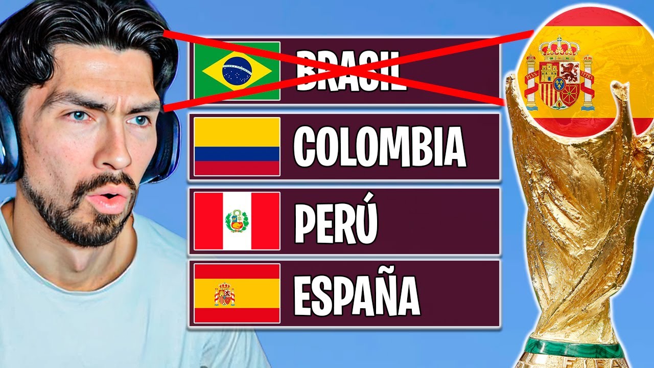 El Mundial Pero SOLO EQUIPOS HISPANOS