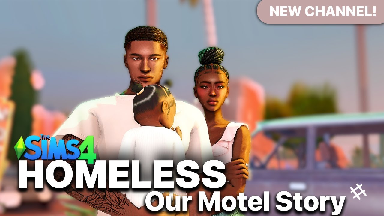 The Sims 4 Let’s Play — Homeless: Our Motel Story 🛏️✨ | Ep. 1