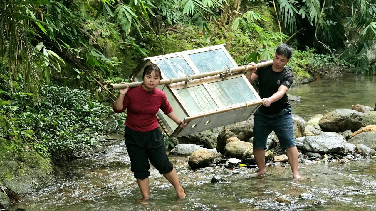 Binh and His Wife Buy an Old Kitchen Cabinet and Dig Cassava for the Pigs