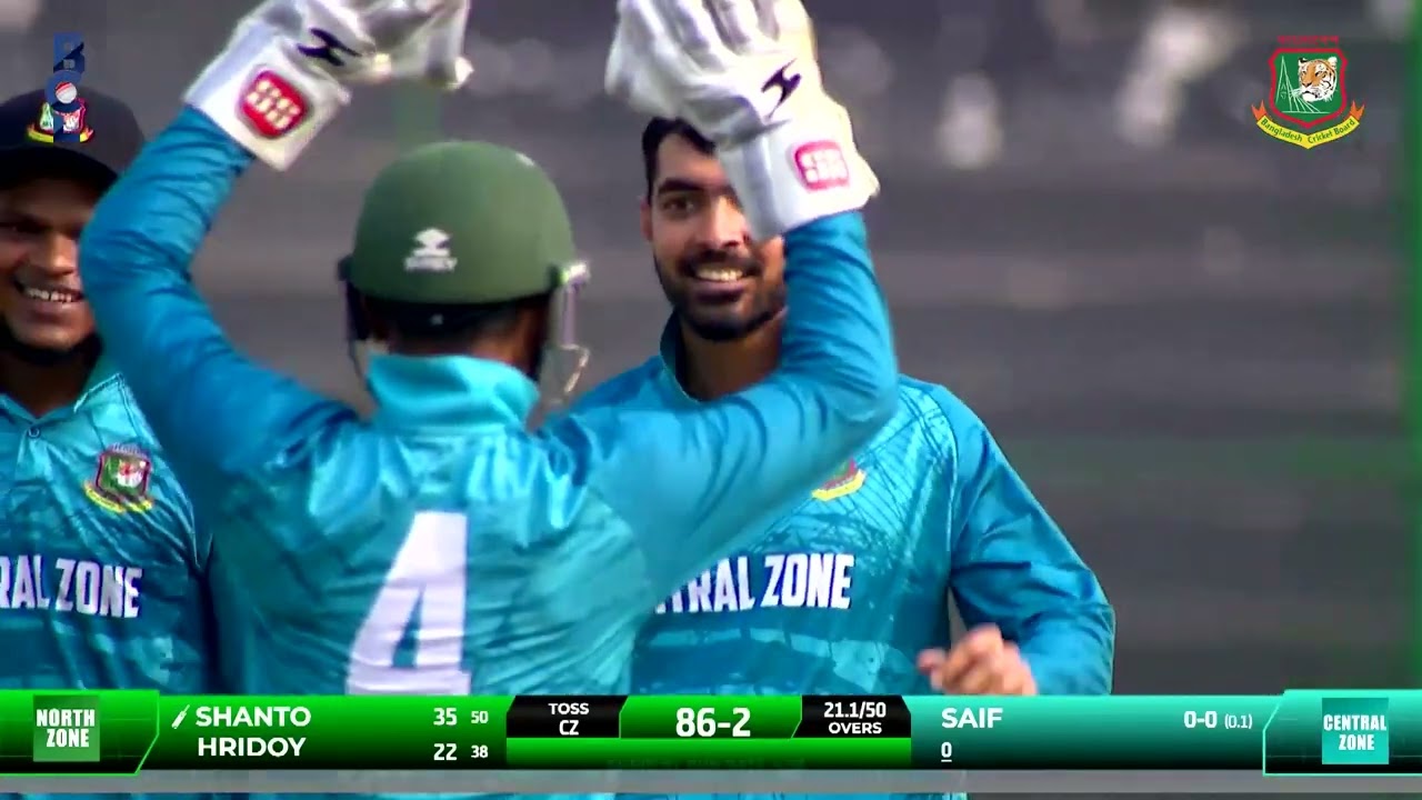 Massive Wicket! Shanto Gone by Saif Hassan | 12th BCL One Day 2026 Final
