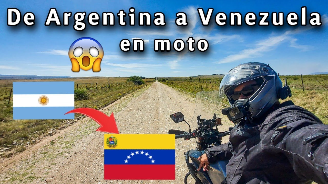 Arranca el viaje de Argentina a Venezuela en moto