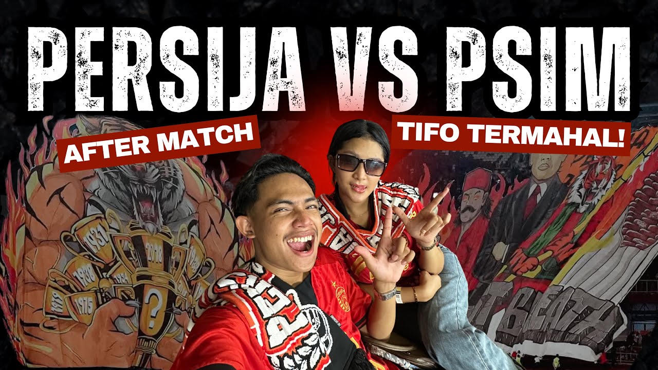KOREOGRAFI CANTIK DARI JAKMANIA DI PESTA ULTAH PERSIJA | VLOG GBK PERSIJA VS PSIM