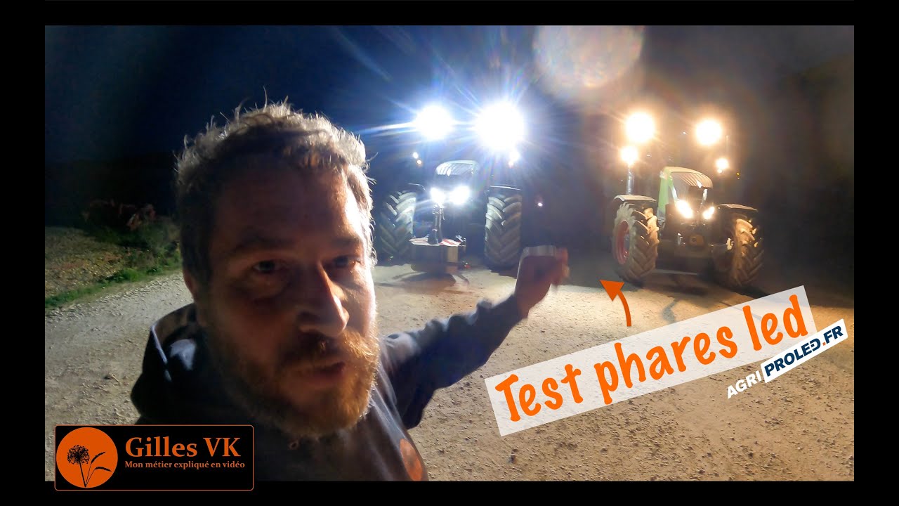 Nouveaux phares à LED pour mon fendt 720