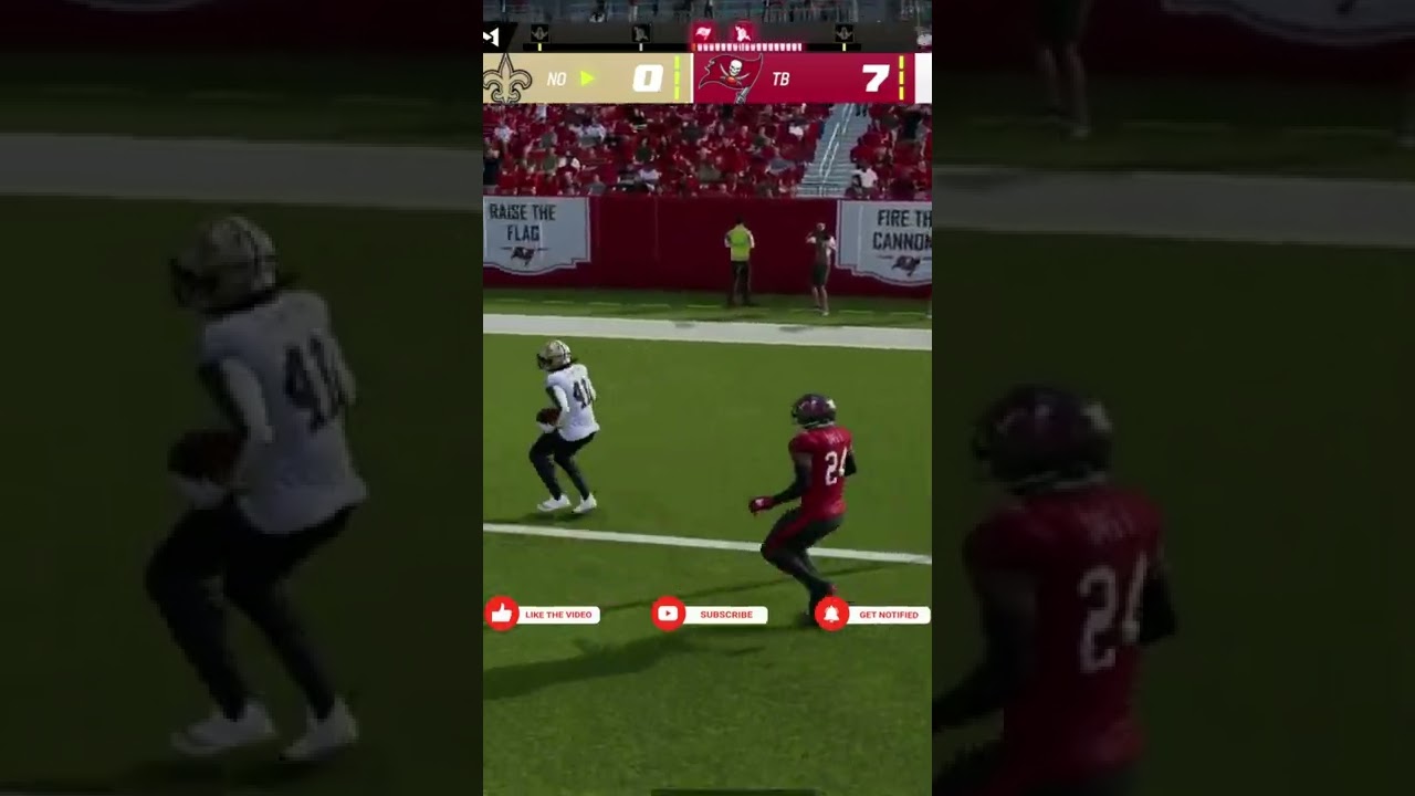 Madden 23 Alvin Kamara 45 Yard TD 1 Cut N Go Is all it takes