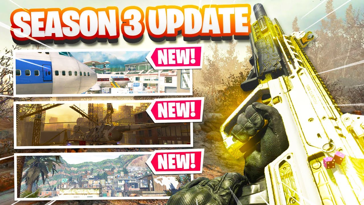 NEW MODERN WARFARE SEASON 3 UPDATE! - MW2 REMASTERED, NEW DLC WEAPONS + MAPS! (1.19 Update COD MW)