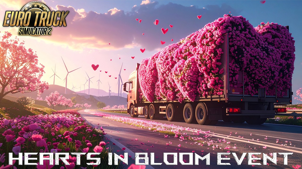 Euro Truck Simulator 2 ➤ Hearts in Bloom Event 2026 💗🚚