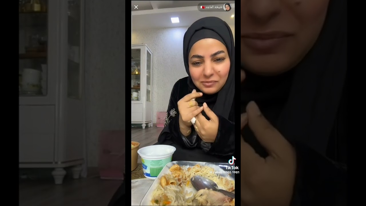 اكل شيخه الماجد 😱😋