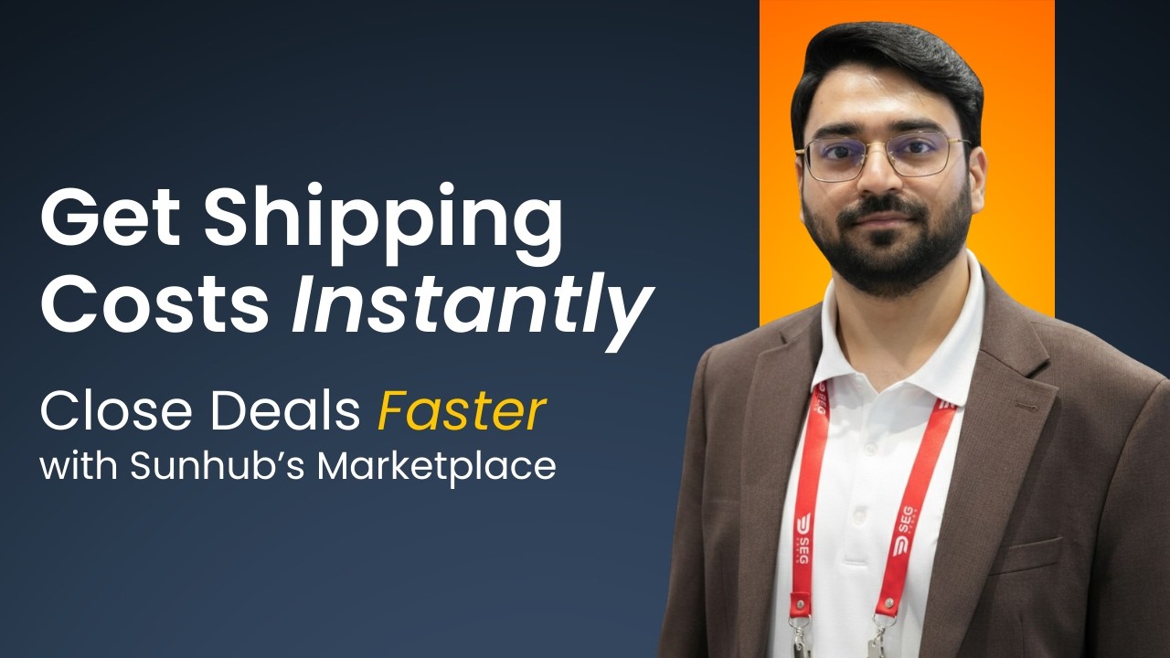 How Automated Freight & Shipping Quotes Speed Up Wholesale Solar Delivery | Sunhub Marketplace