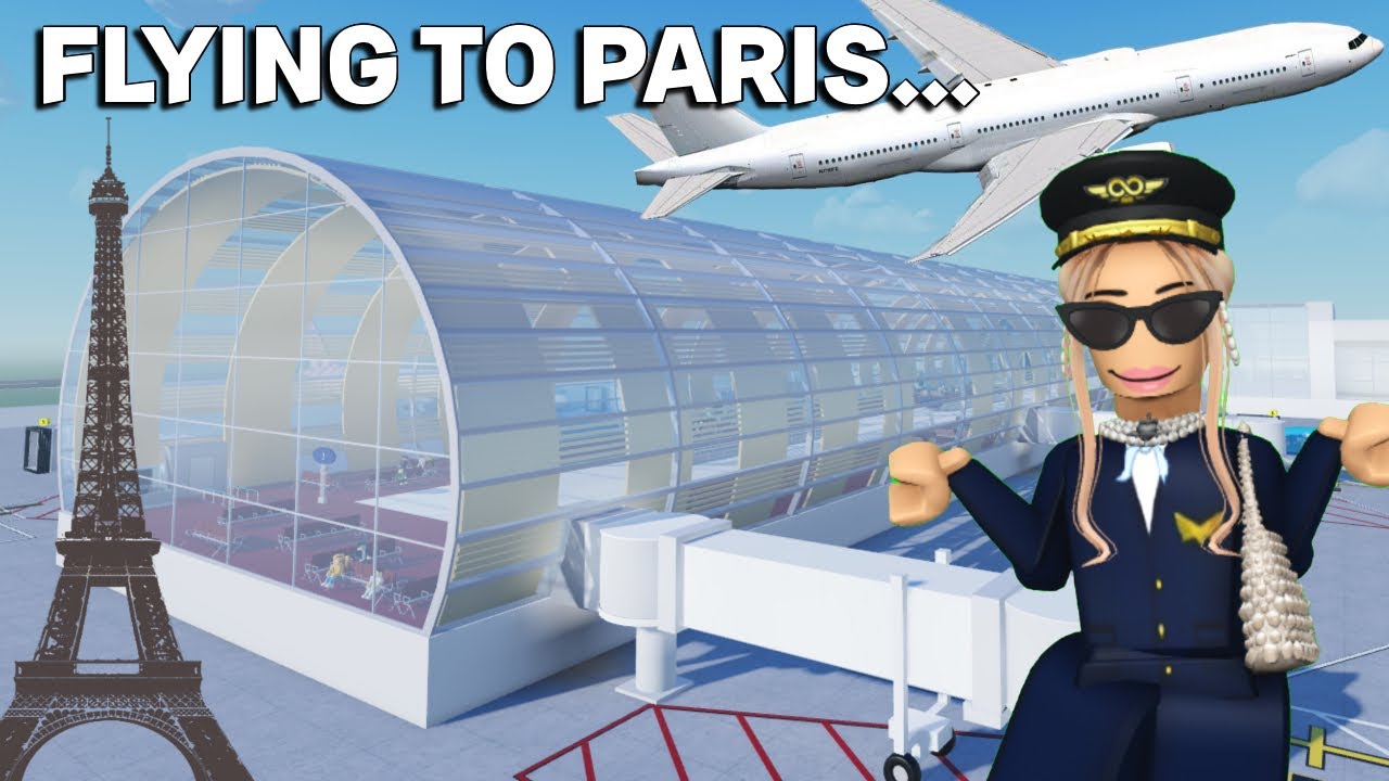 I FLEW TO PARIS In Cabin Crew Simulator | roblox