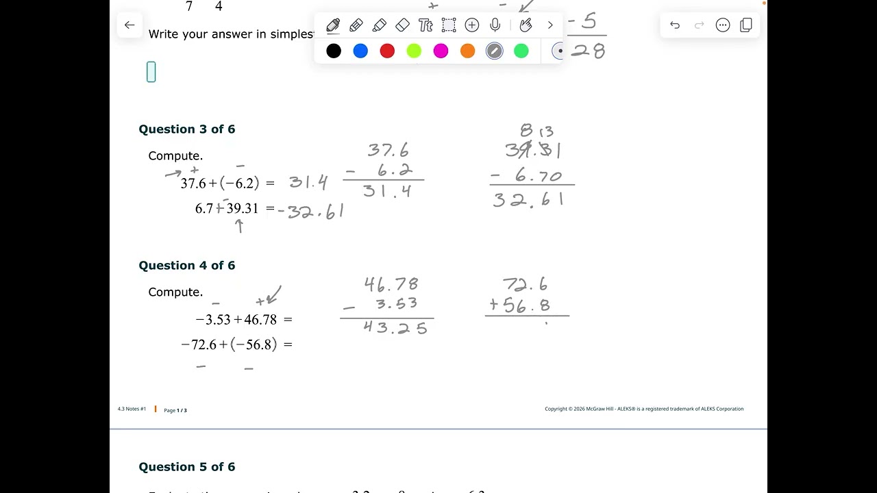 4 3 Video Notes