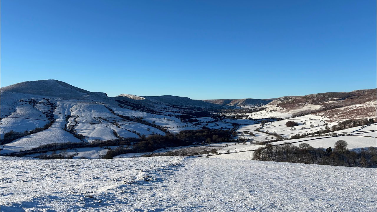 My winter Peak District walk pictures 