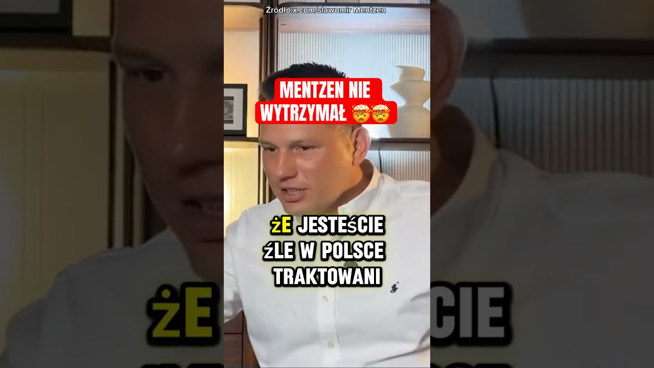 MENTZEN COMES DOWN VERY HARD ON UKRAINIANS IN POLAND 🤯