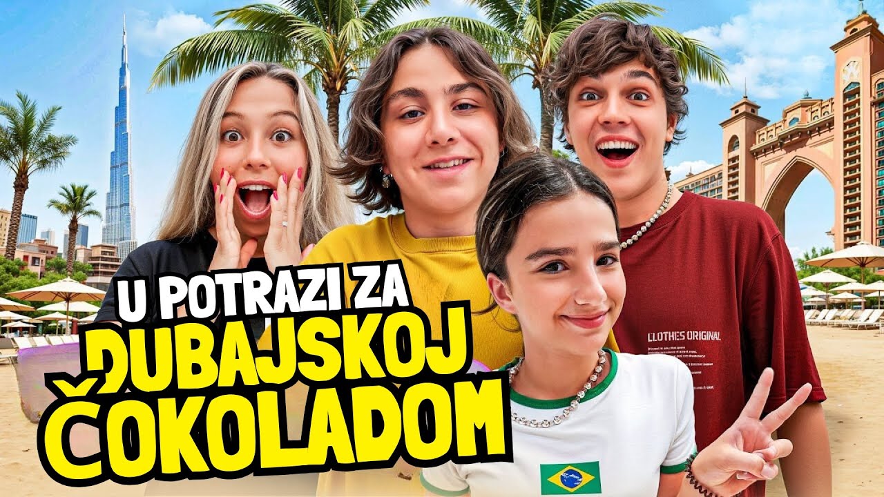 U POTRAZI ZA DUBAJSKOJ ČOKOLADOM 😋🍫 Школски другови озаједно | Нови видео KiKiDo Campus Serbian