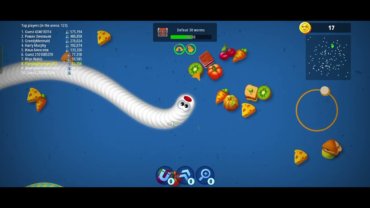 Snake worm #battle #gameplay #bigbattle 
