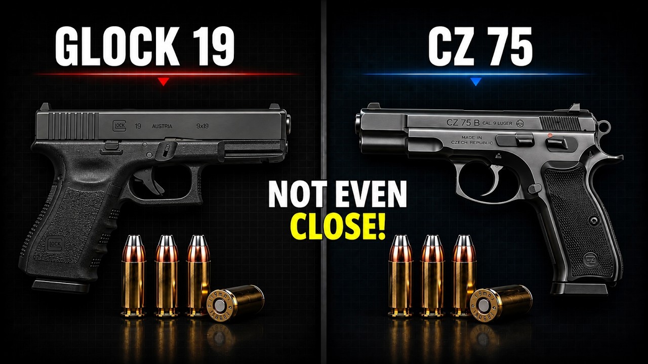 Glock 19 против CZ 75: сравнение, которое не понравится фанатам Glock