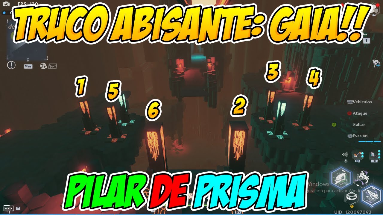 PUZZLE DE PILARES Y TRUCO KILL 🔥 ABISANTE: GAIA 🔥 TOWER OF FANTASY
