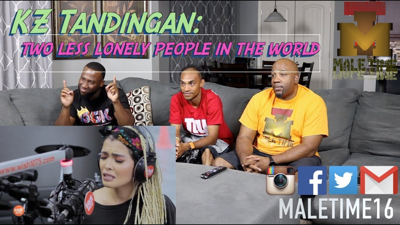 KZ Tandingan covers 'Two Less Lonely People In The World' (Kita Kita OST) LIVE on 107.5 (Reaction)