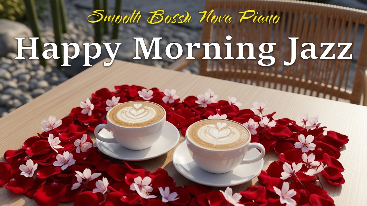 Happy Morning Jazz ☕ Chilling Coffee Music + Smooth Background bossa nova for Good Mood & Focus