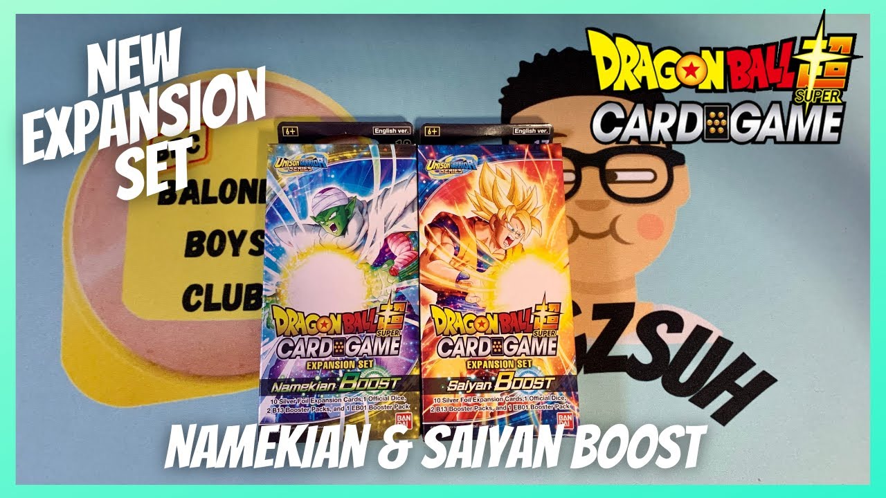 NEW Dragon Ball Super Saiyan Boost and Namekian Boost Expansion Set Opening