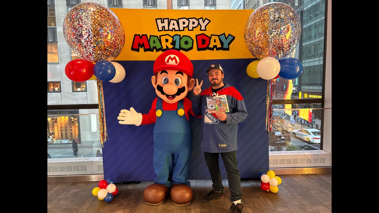 ПОСЕЩАЕМ NINTENDO NY НА ДЕНЬ МАРИО! (10.03.2026)