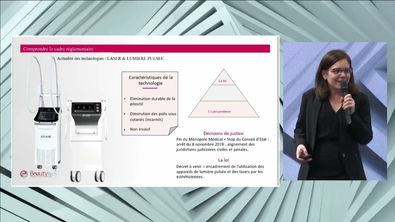 Conférence MÉDICALE et ESTHÉTIQUE : laser, lumière pulsée, et cadre réglementaire