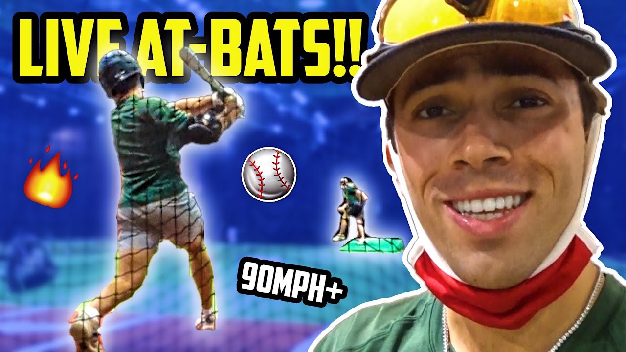 GETTING LIVE AT-BATS FROM D1 COMMITS!! (90MPH+)