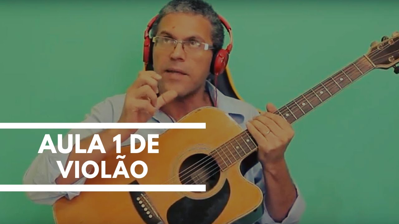 Aula 1 de Violão Iniciante  - Aula ao vivo e gratuita  | Primeiros Acordes