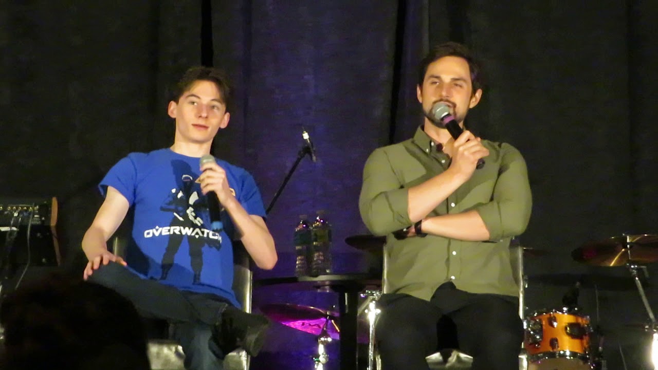 Jared Gilmore and Andrew J. West OUAT Orlando 2018 Partial Panel
