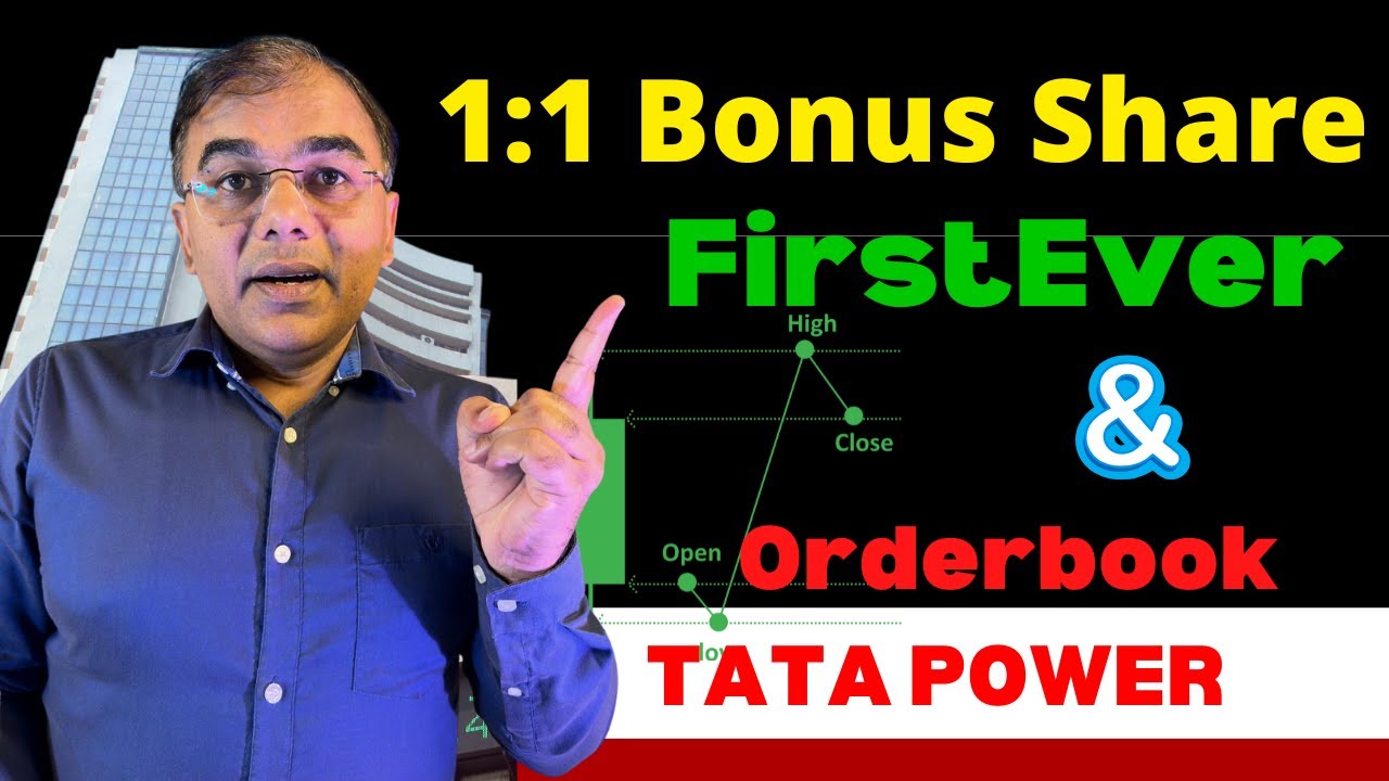 First-ever BONUS Stock in this company | Tata Power orderbook update | HDFC AMC Bonus explained