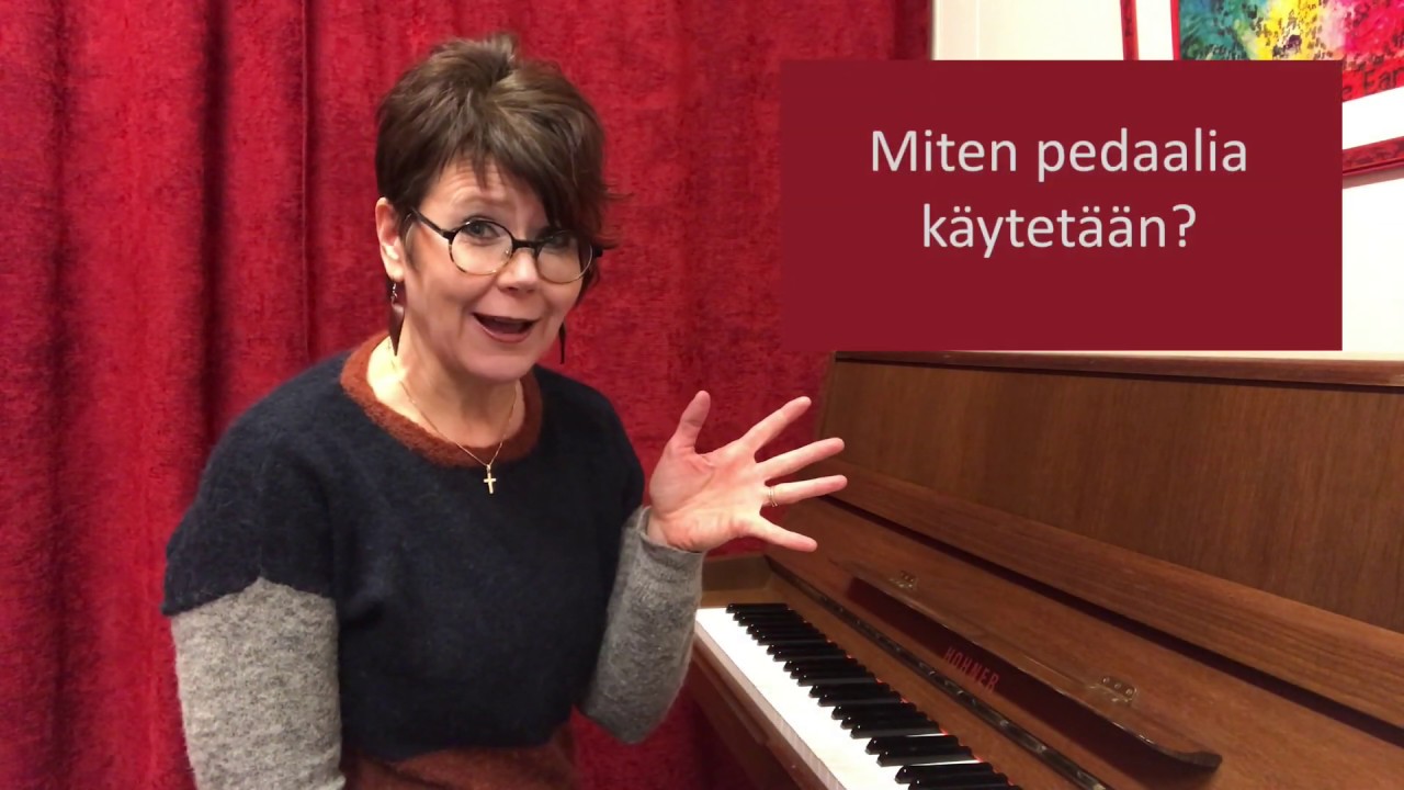 Miten opin käyttämään pedaalia?