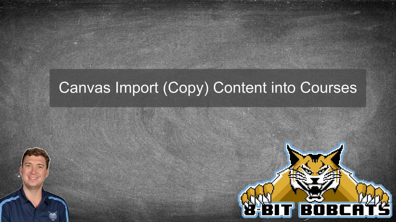 Canvas - Import or Copy Existing Content