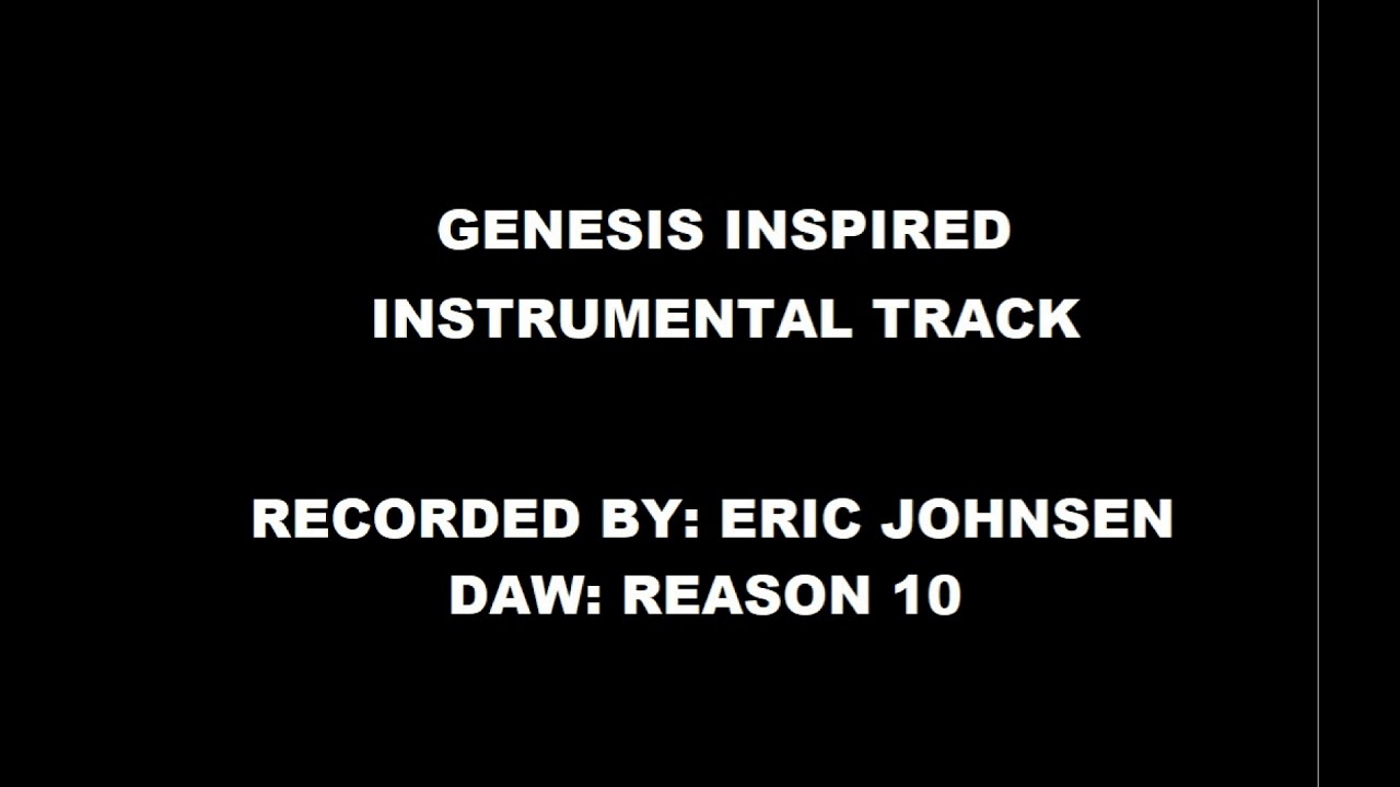 Genesis Inspired Instrumental Track