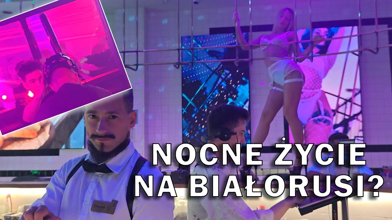 #4 BIAŁORUŚ Nocne życie ulica Zybickaya, Zamki na Białorusi