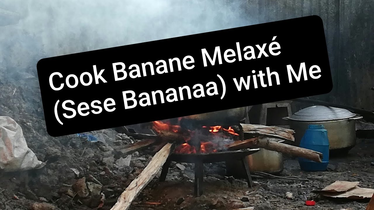 How to cook banane malax&eacute;e | Green banana mixed with ground gnut.|
