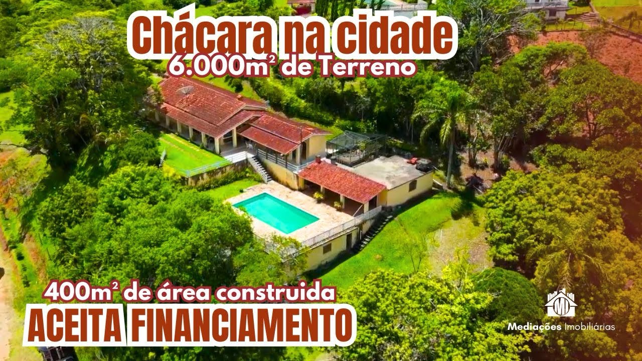 UMA CHÁCARA DESSE TAMANHO, TÃO PERTO DA CIDADE? SÓ AQUI EM PINHALZINHO/SP 😮🏡🌳