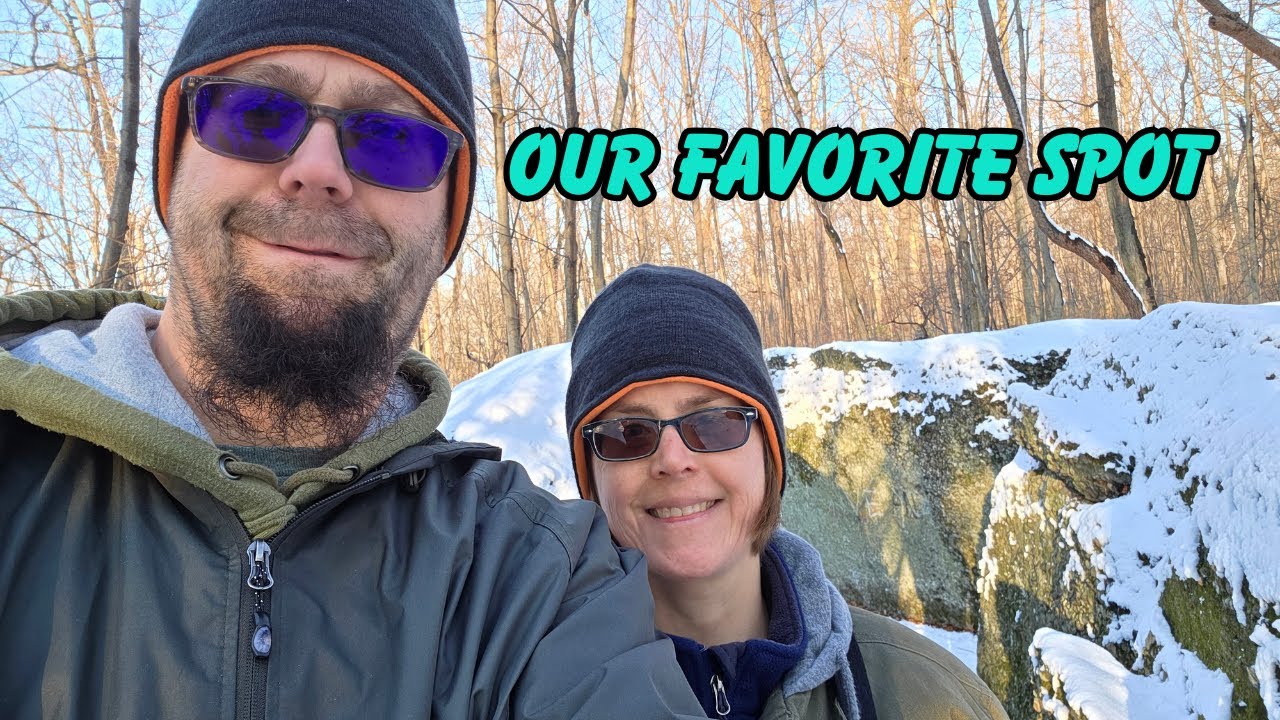 Snow walk in the woods & hidden gem #nature #snowwalk