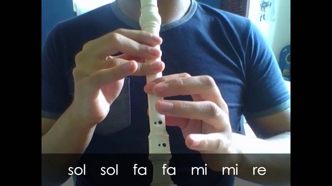 Tutorial de flauta dulce - Estrellita, &iquest;d&oacute;nde est&aacute;s?