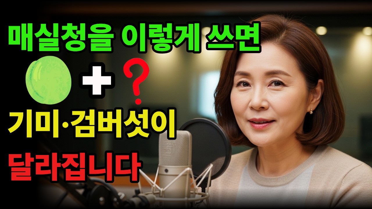 매실청을 이렇게 쓰면 기미·검버섯이 싹 달라집니다｜집에서 하는 시니어 피부관리 | 시니어건강 | 오디오북
