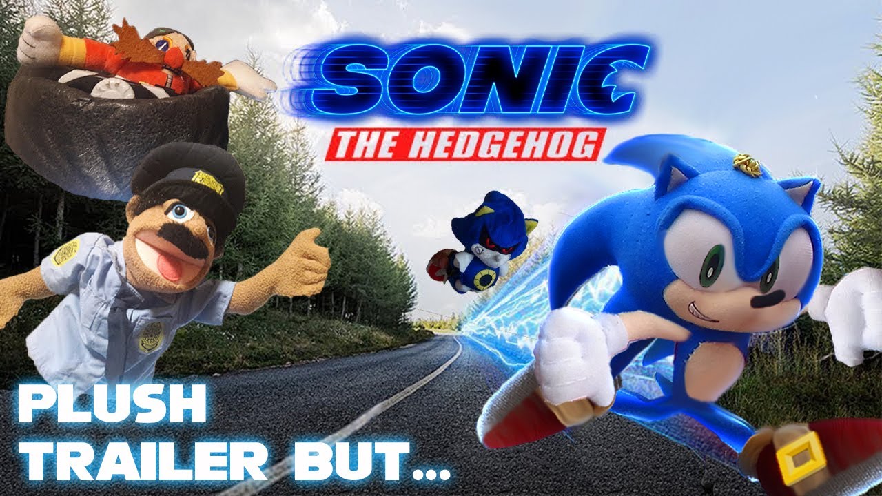 Sonic Movie Trailer in Plush Form But...