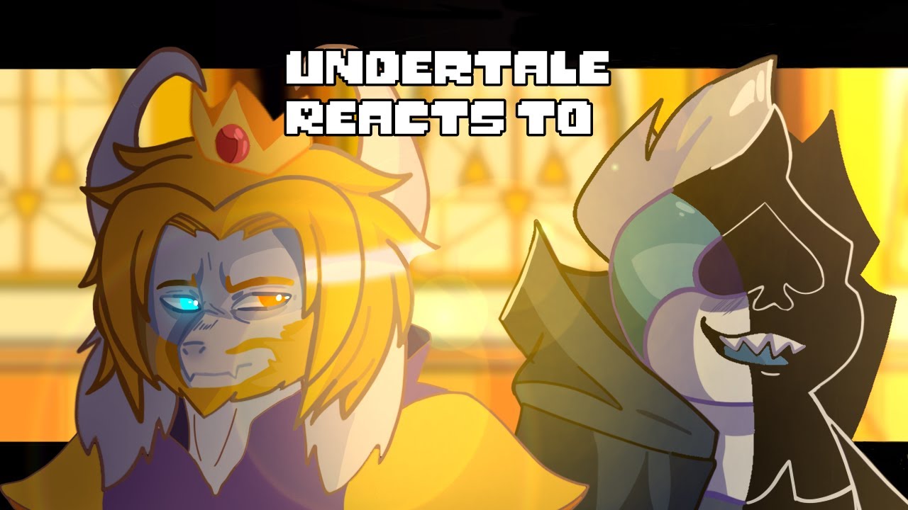| Undertale Reacts to Asgore VS Chaos King | Gacha Life 2| ✨