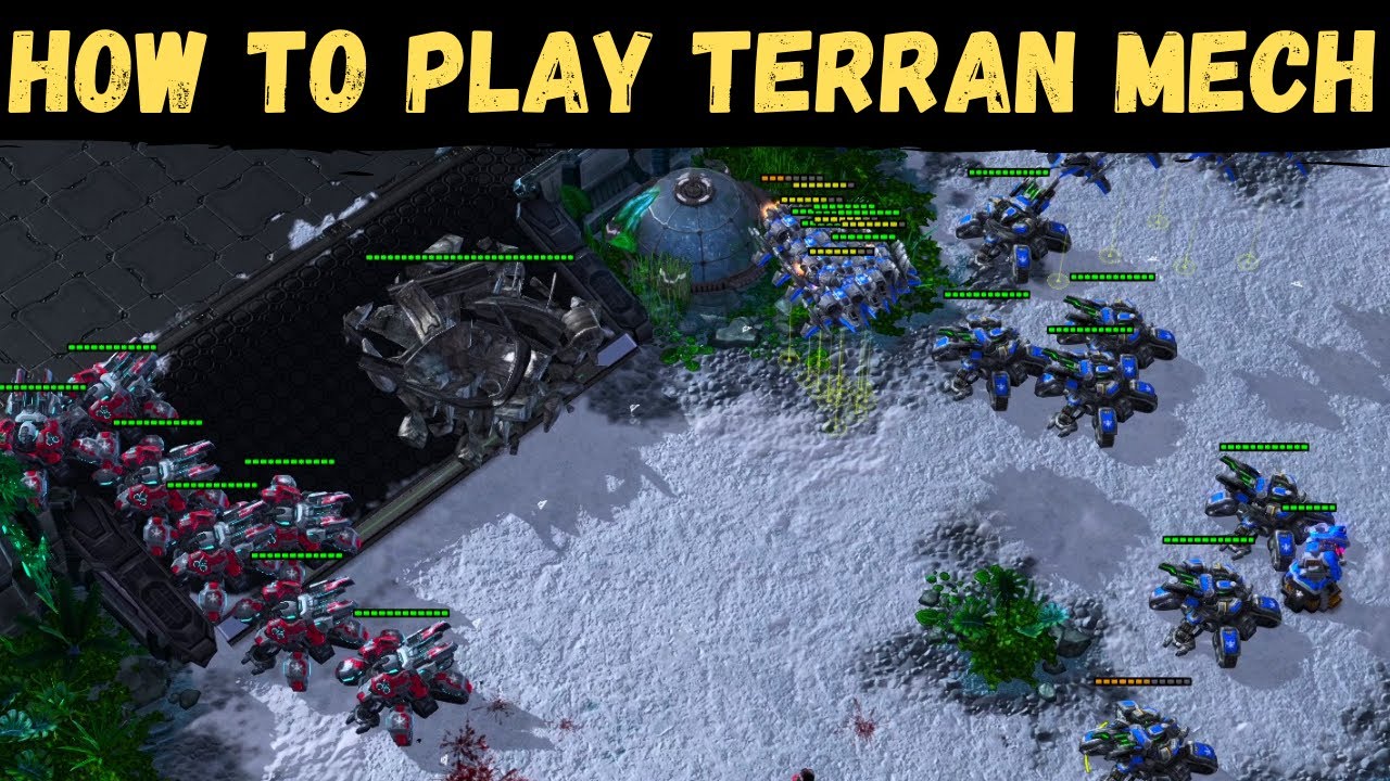 How to Play Terran Mech - Starcraft 2 Educational Commentary