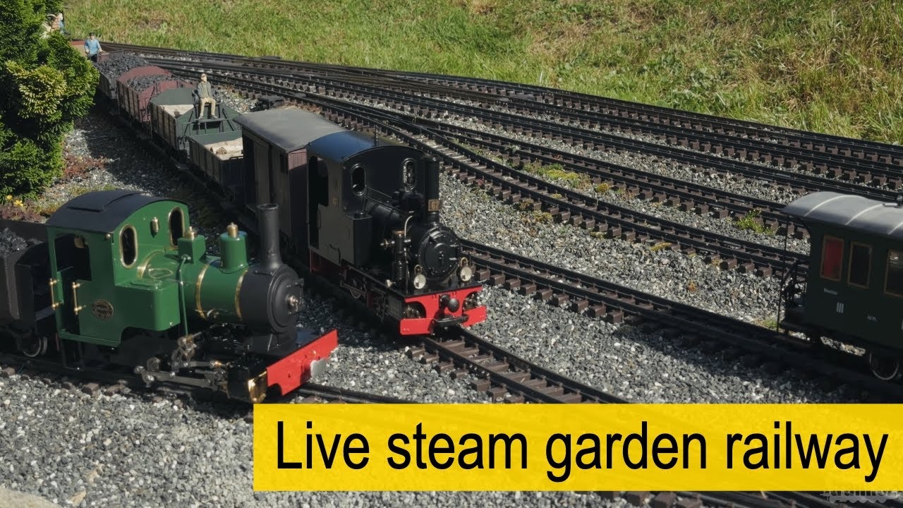 Live steam garden railway - 5th meeting of railway gardeners in Bene&scaron;ov