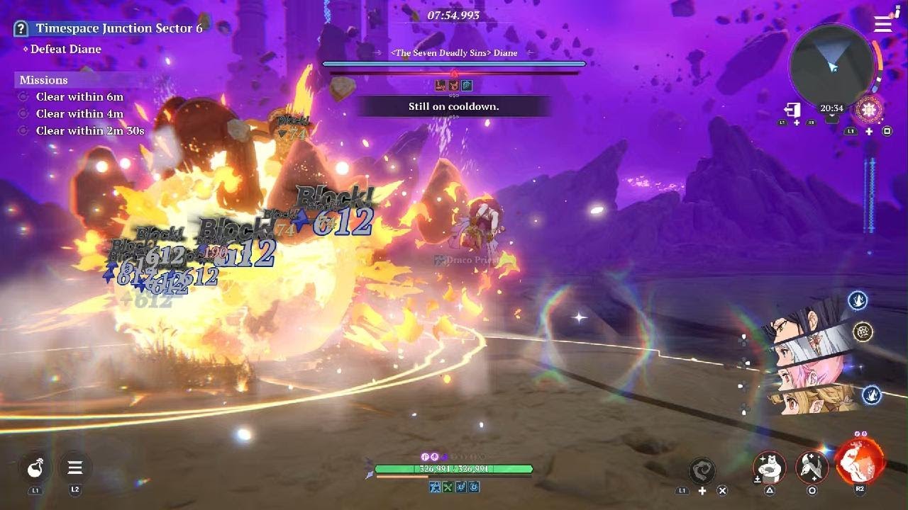The Seven Deadly Sins Origin how to clear sector 6 3 stars free  to play